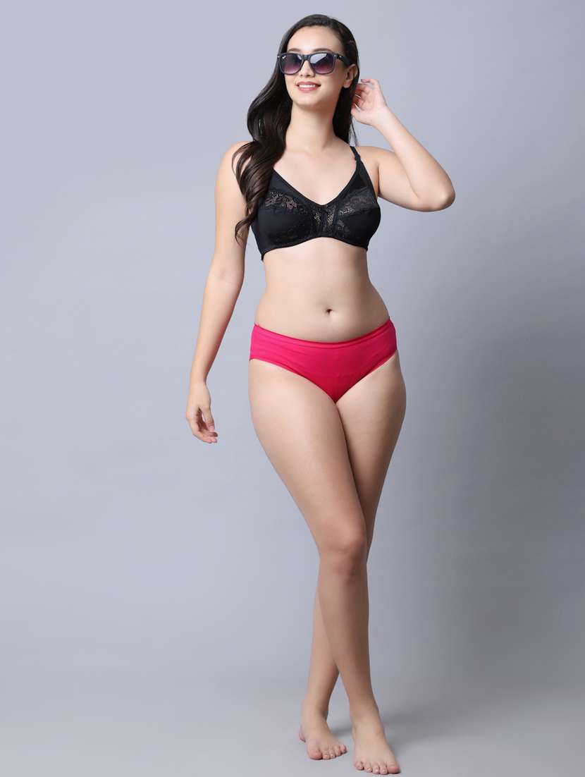 pink cotton hipster panty - 20267546 -  Standard Image - 3