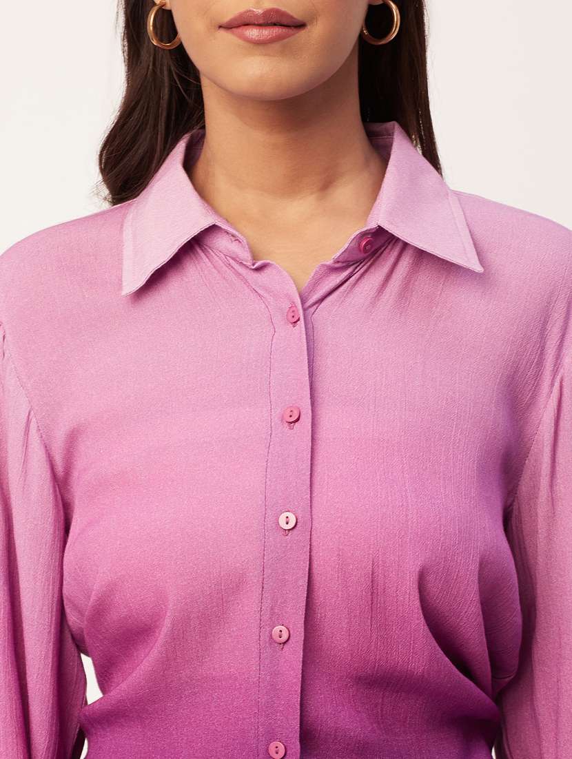 women's straight collared top - 20271561 -  Standard Image - 5