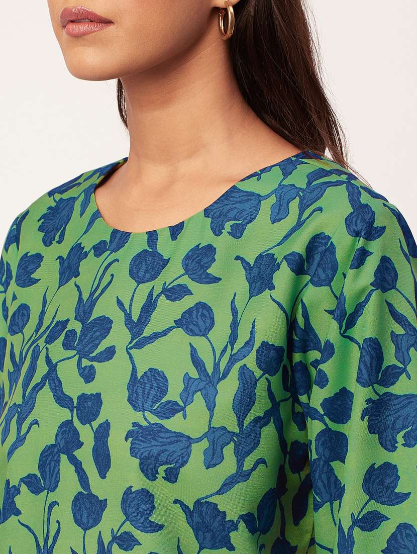 women's asymmetric round neck top - 20271583 -  Standard Image - 5