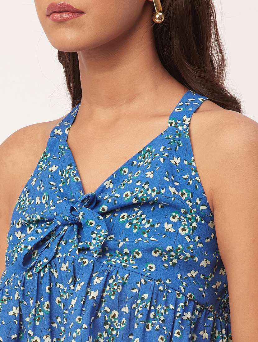 women's flared v neck top - 20271634 -  Standard Image - 5