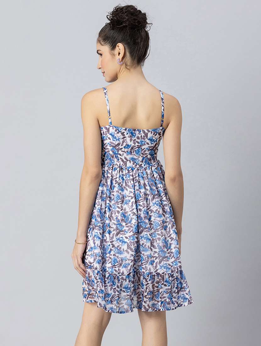 women's fit & flare floral dress - 20271736 -  Standard Image - 3