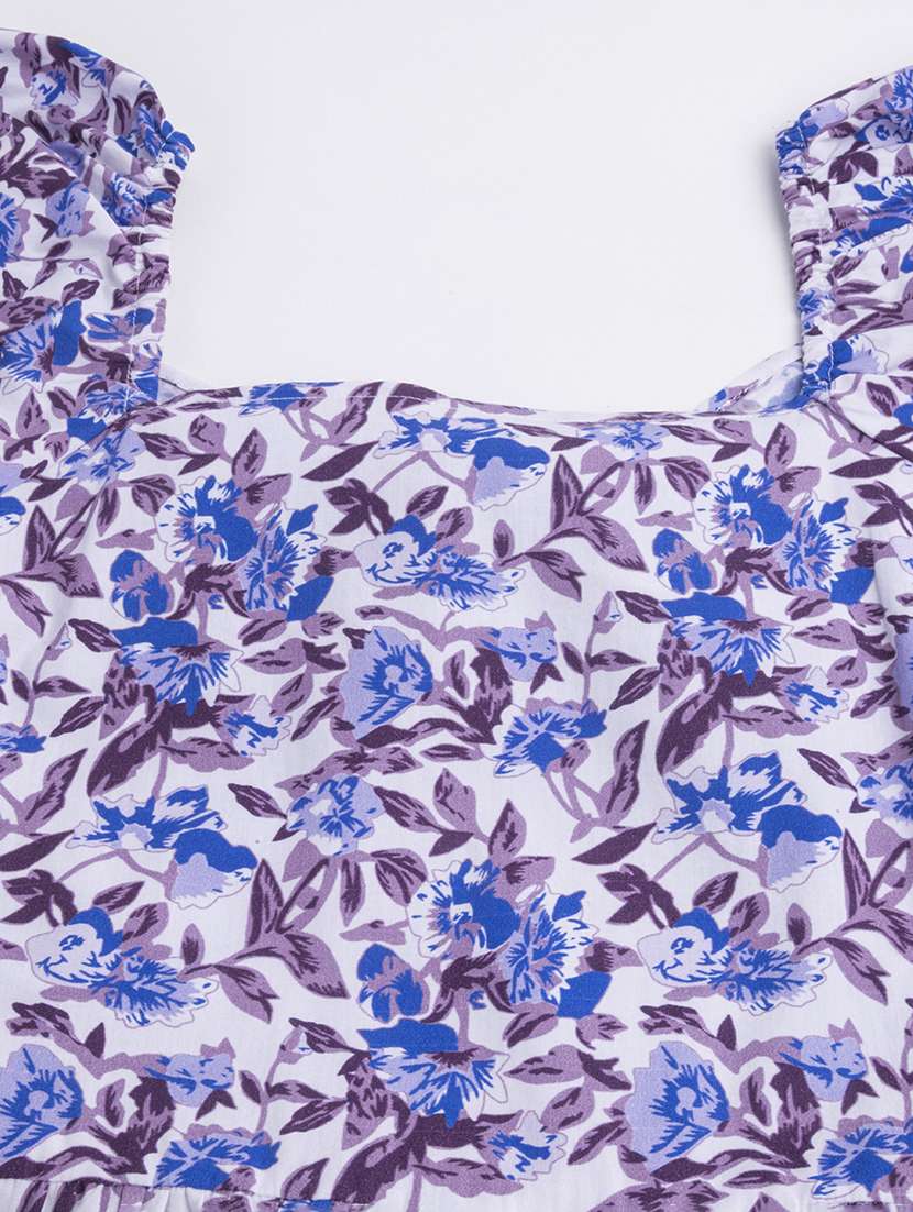 women's fit & flare floral dress - 20271740 -  Standard Image - 5