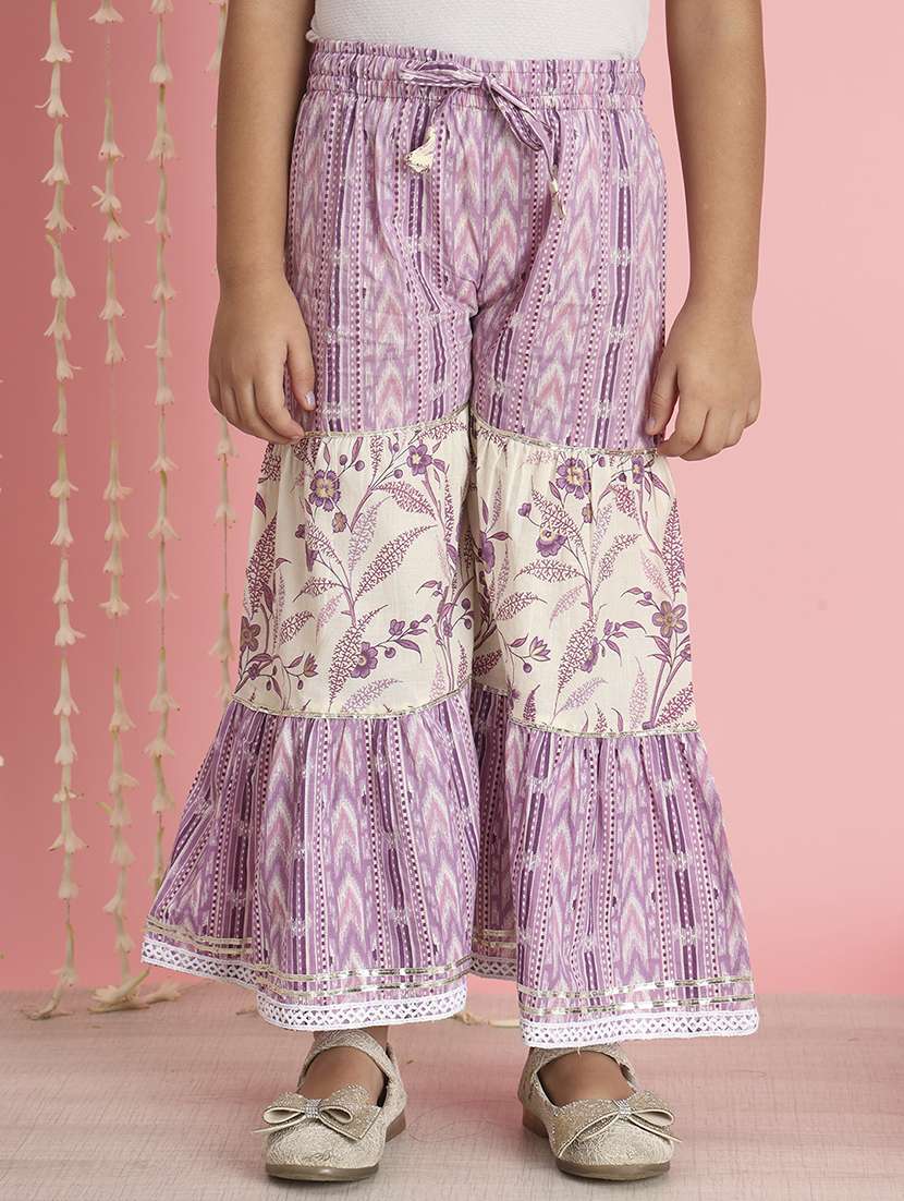 floral kurta sharara set - 20271980 -  Standard Image - 3