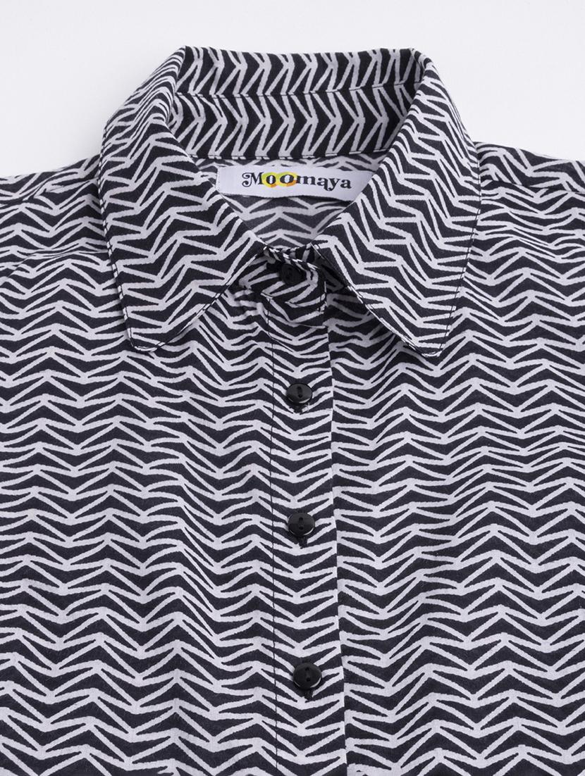 women's crop collared top - 20272041 - Standard Image - 5