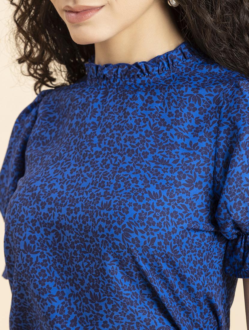women's straight round neck top - 20272053 - Standard Image - 5