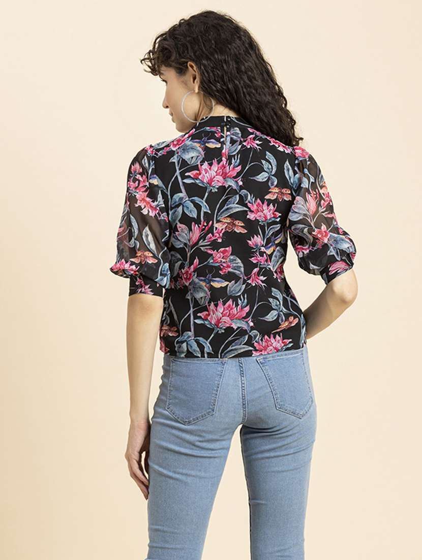 women's straight crew neck top - 20272059 -  Standard Image - 3