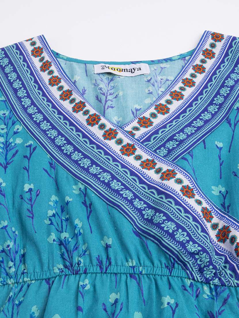 women's peplum overlap neck top - 20272065 -  Standard Image - 5