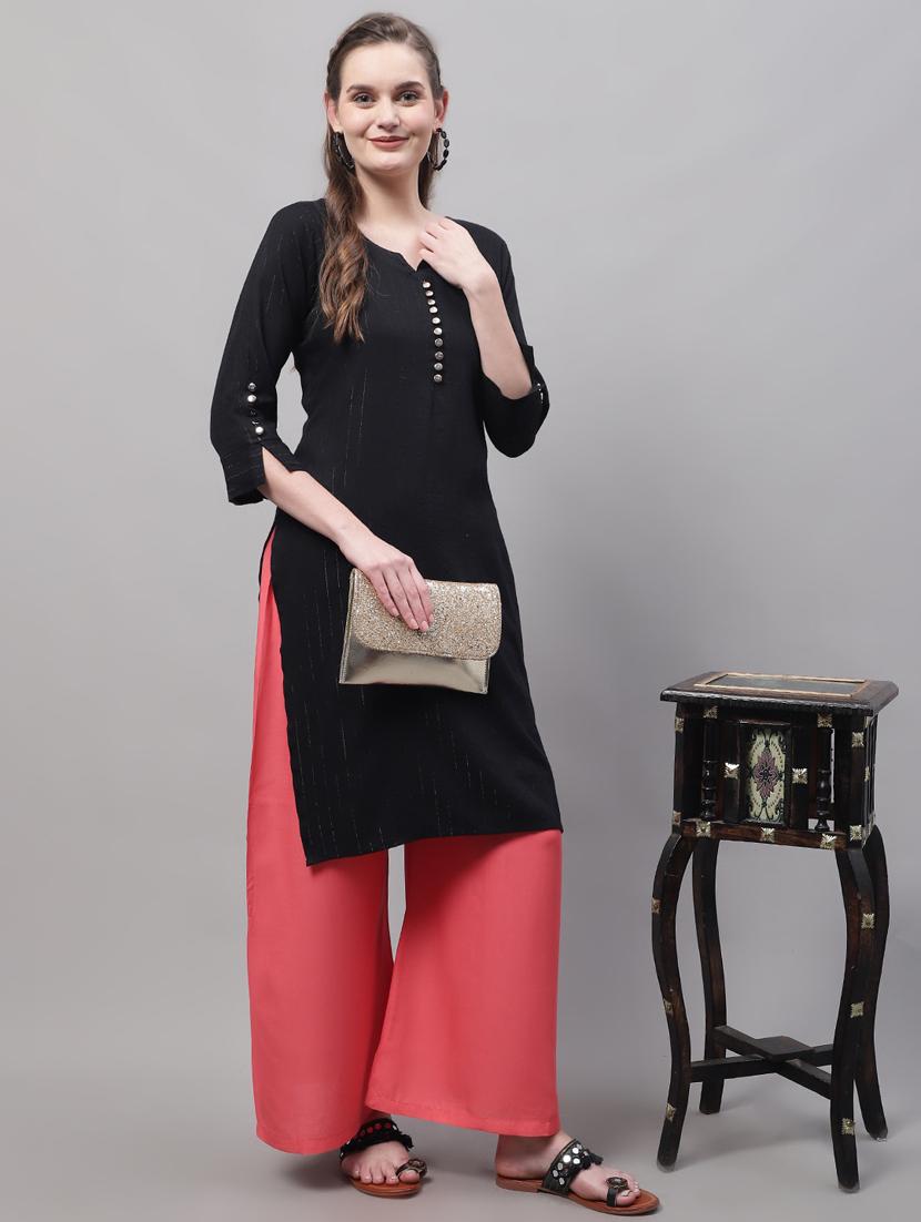 pack of 2 solid flared palazzo - 20273206 - Standard Image - 3