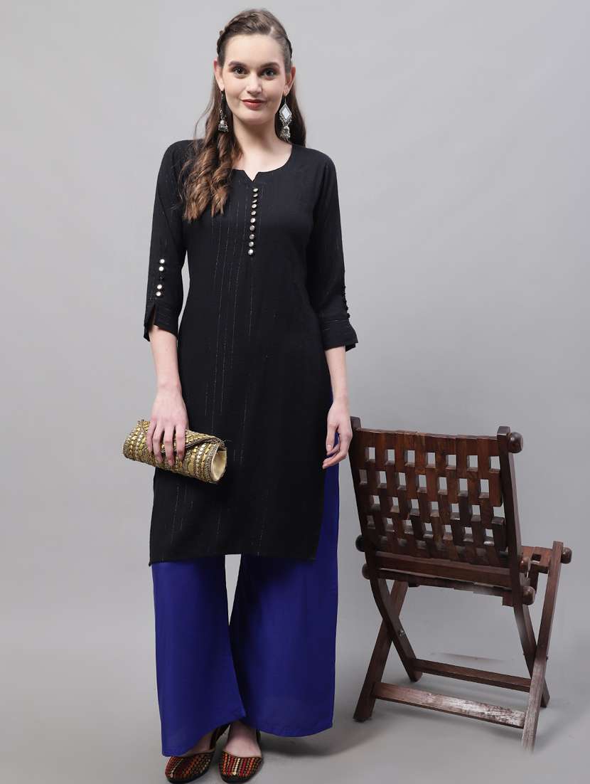 pack of 2 solid flared palazzo - 20273212 -  Standard Image - 3