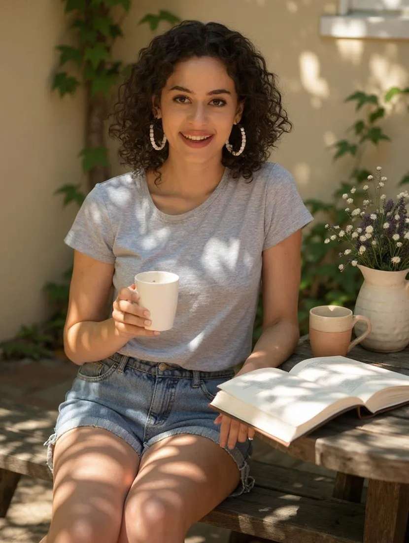 women's all over print round neck t-shirt