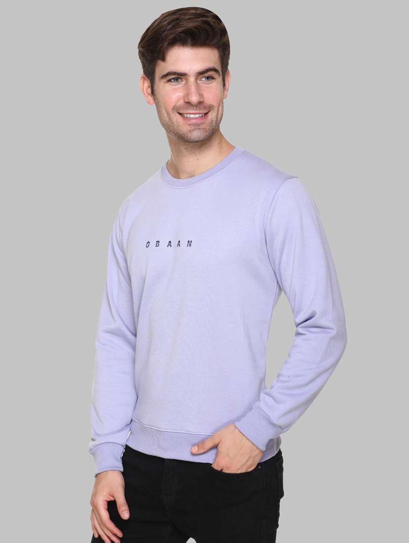 men's chest print sweatshirt