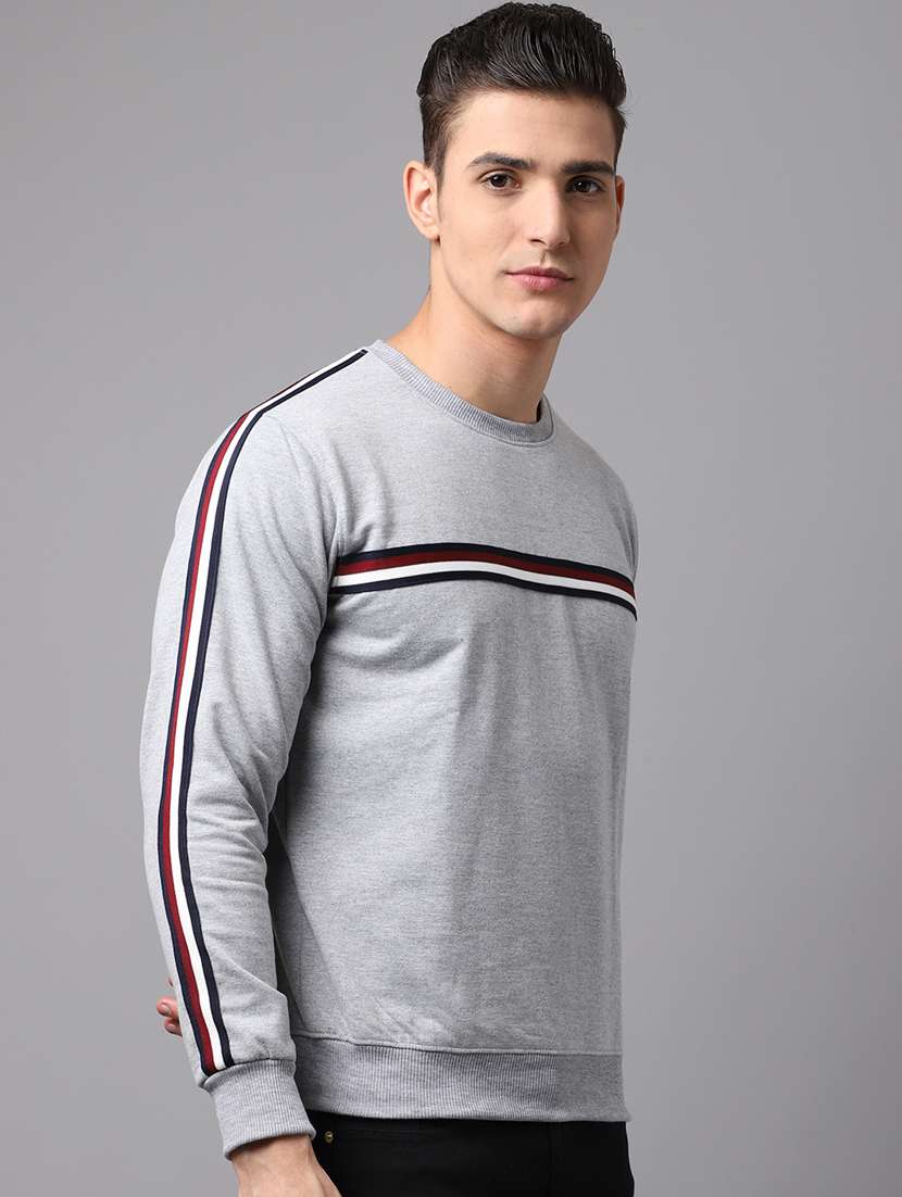mens striped sweatshirt