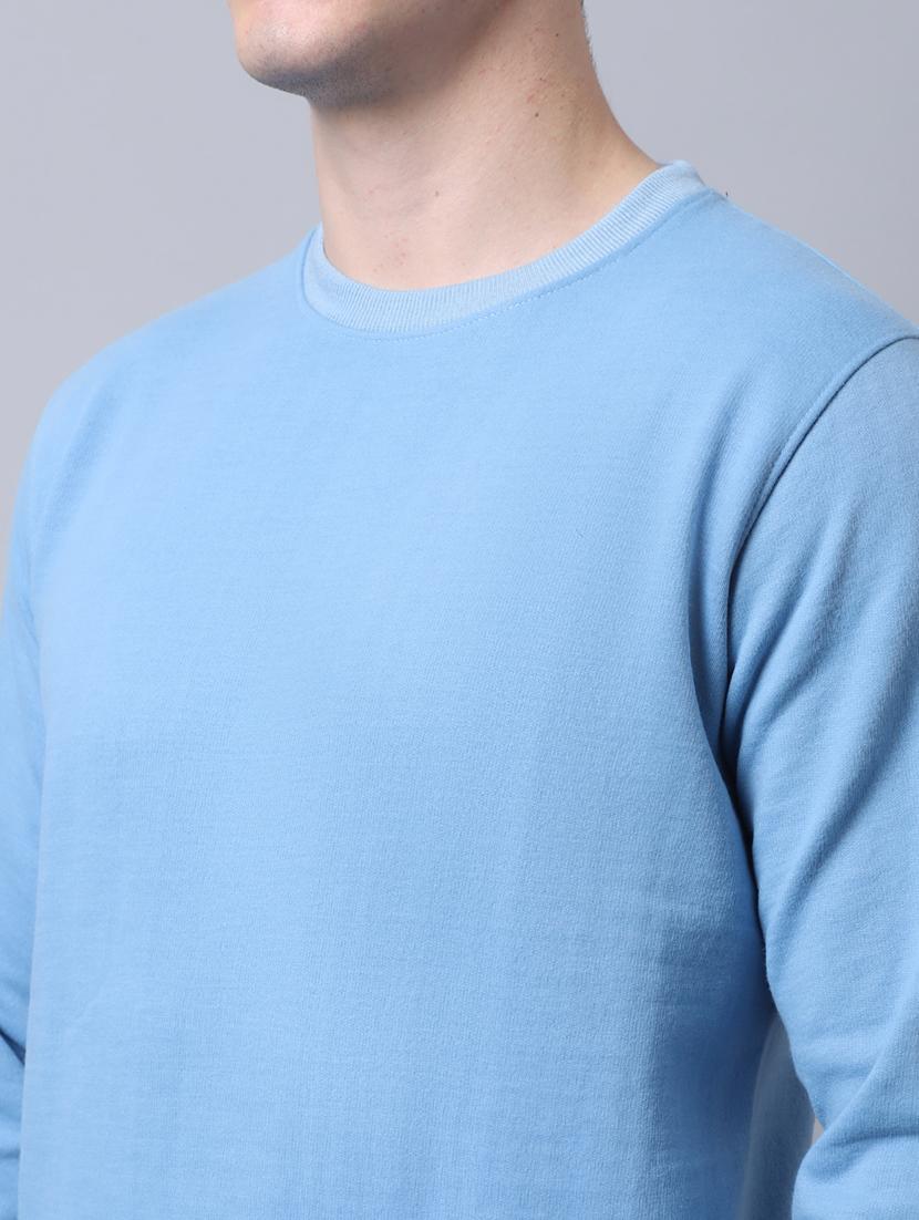 mens plain sweatshirt - 20274840 - Standard Image - 3