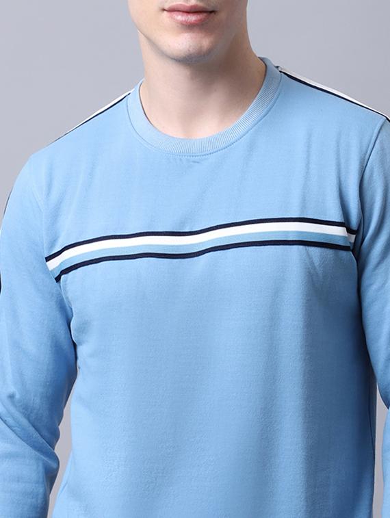 mens chest print sweatshirt - 20274858 - Standard Image - 3