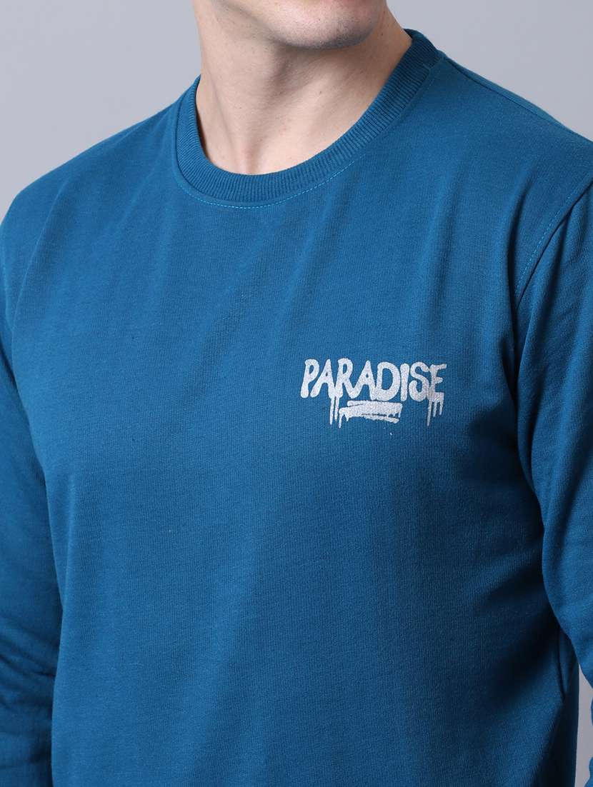 mens placement print sweatshirt - 20274871 -  Standard Image - 3