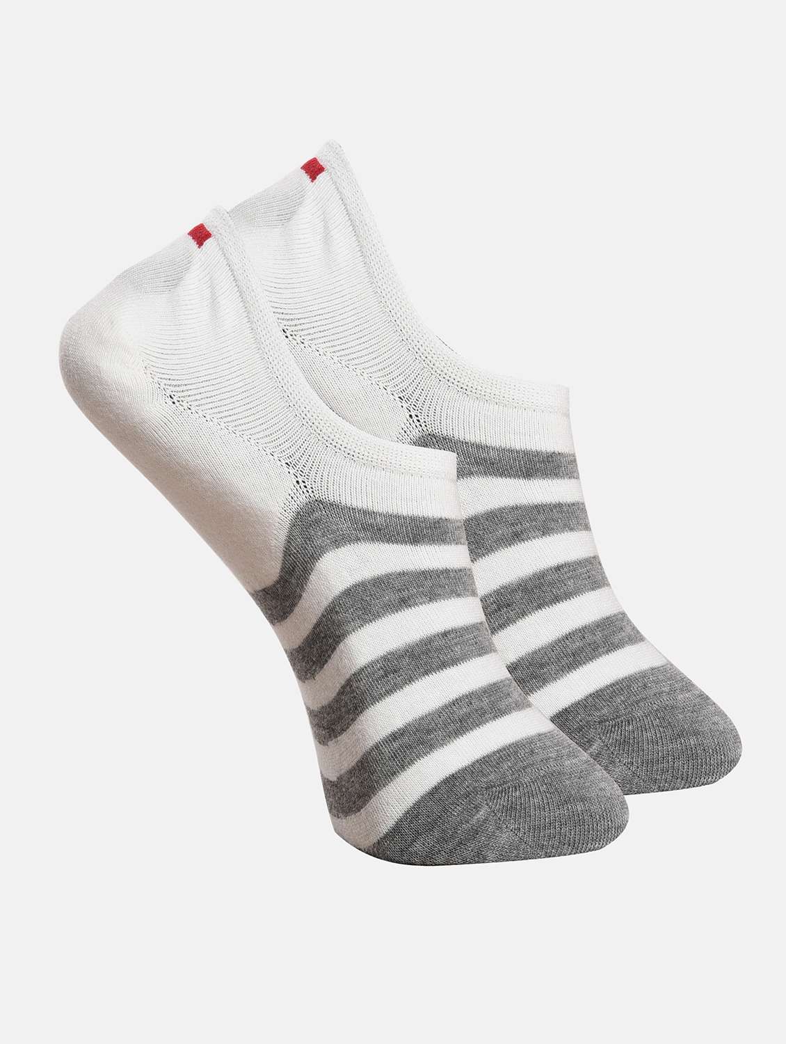 striped no show socks 