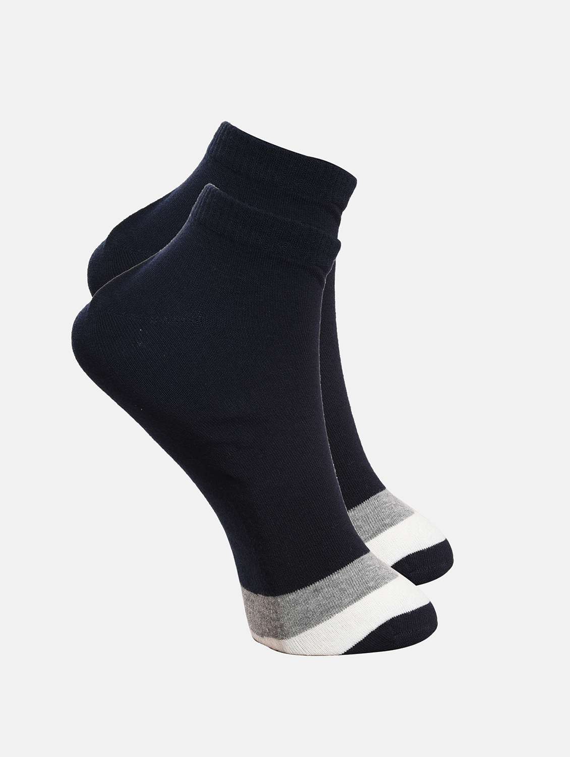 striped ankle length socks combo - 20276542 -  Standard Image - 3