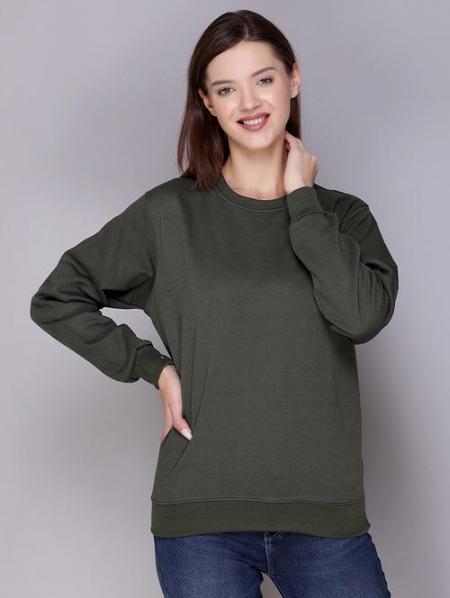 women's plain sweatshirt - 20276554 - Standard Image - 0