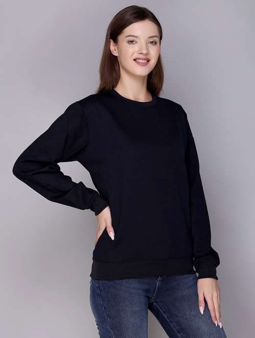 women's plain sweatshirt - 20276555 - Standard Image - 0