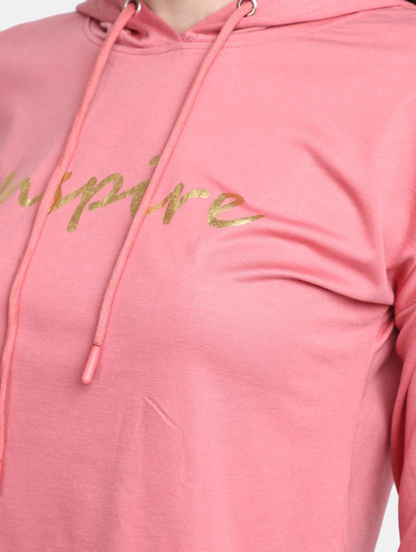 coral typography crop top - 20277762 -  Standard Image - 5