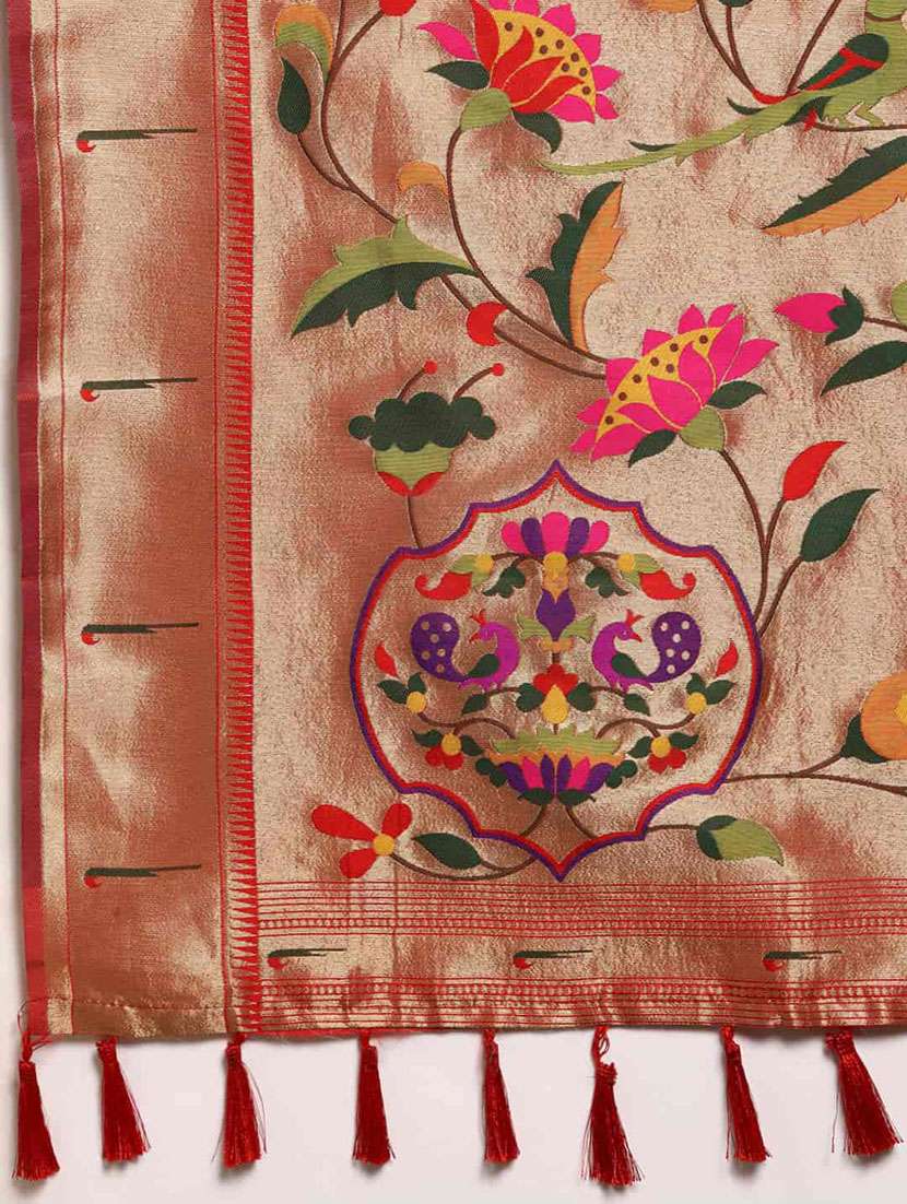 multi colored paithani  saree - 20278090 -  Standard Image - 3