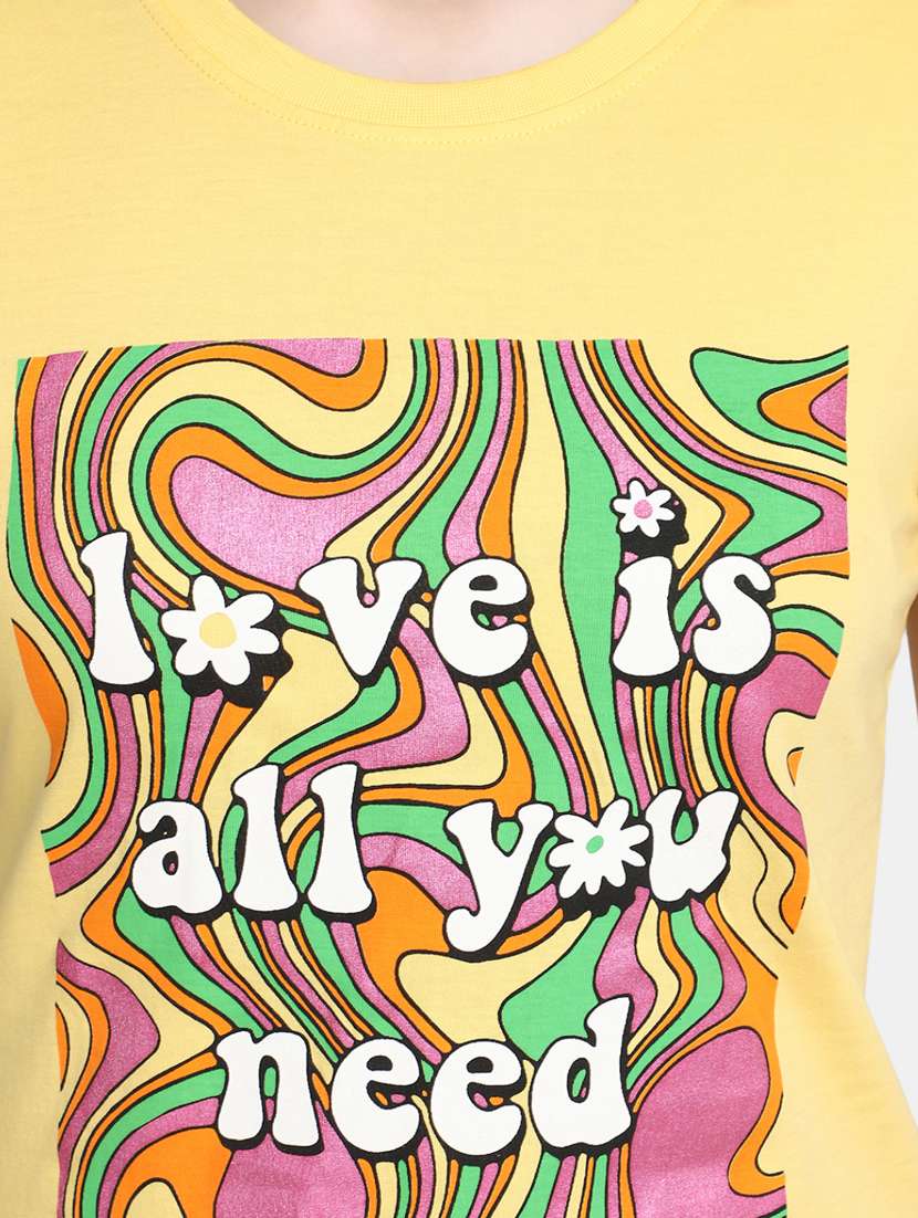 women's front print  t-shirt - 20278170 -  Standard Image - 5