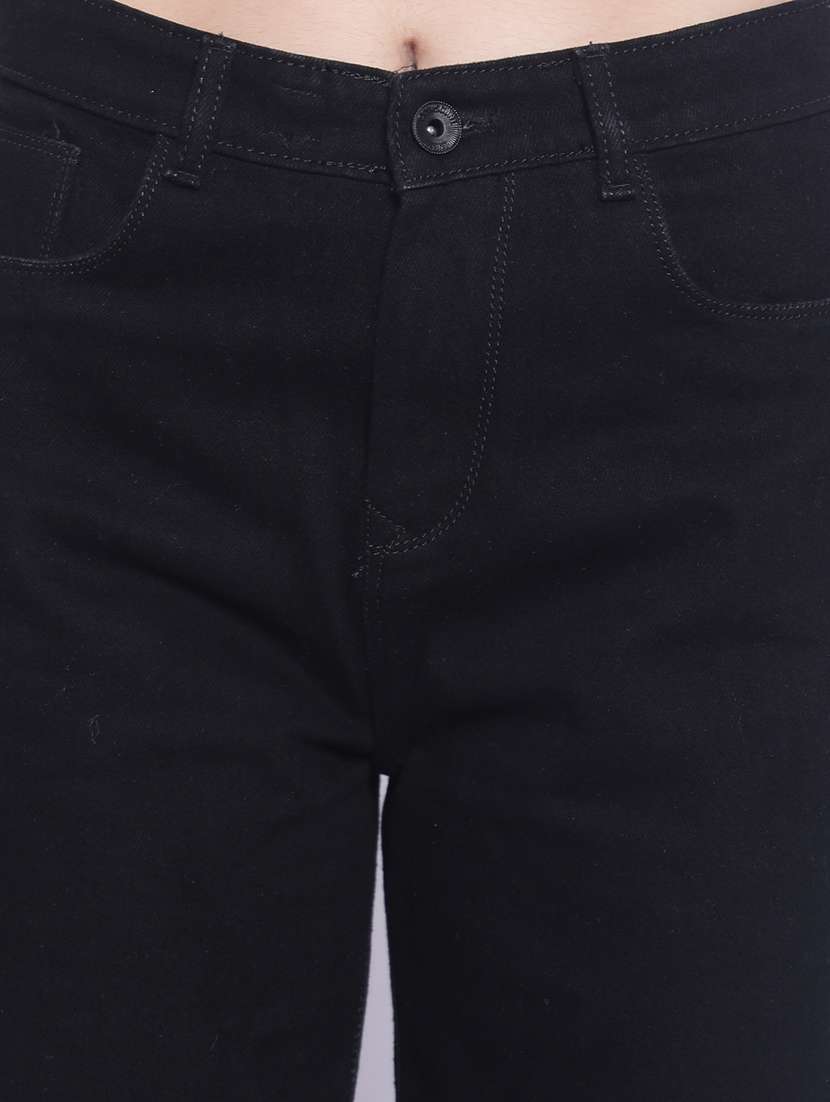 women's plain wide leg jeans - 20280338 -  Standard Image - 8