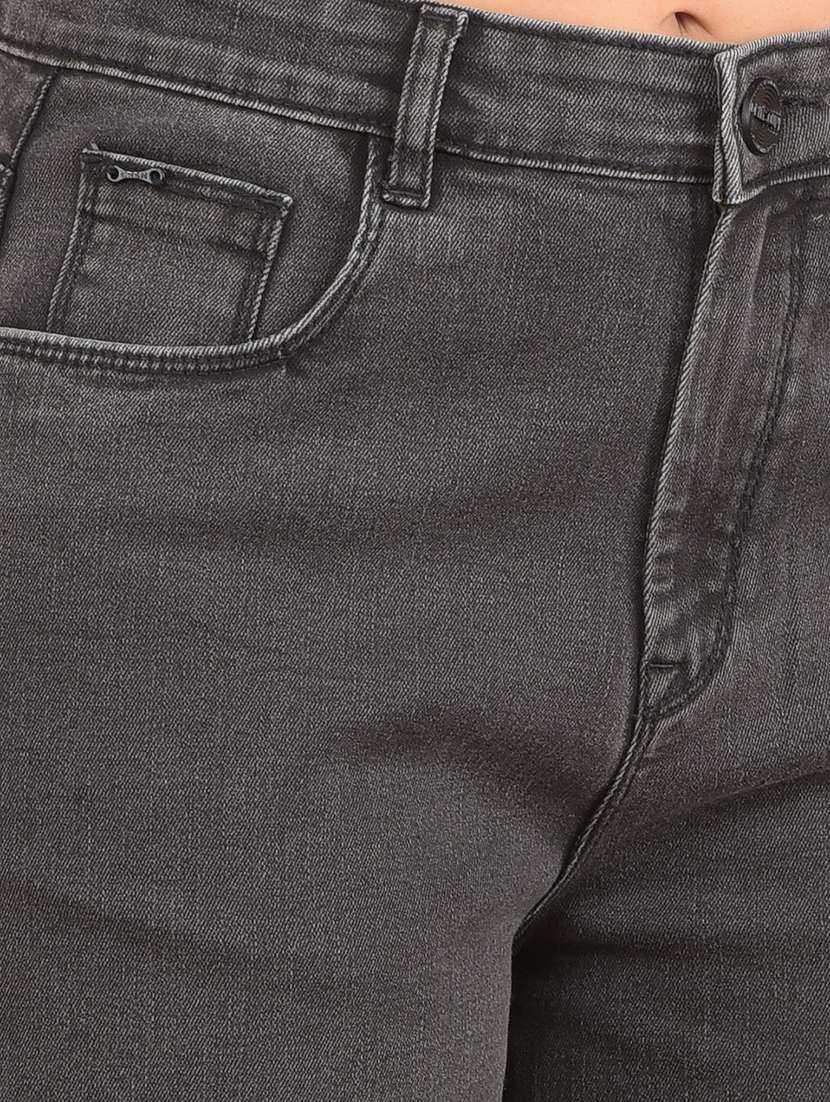 women's plain straight fit jeans - 20280339 -  Standard Image - 5