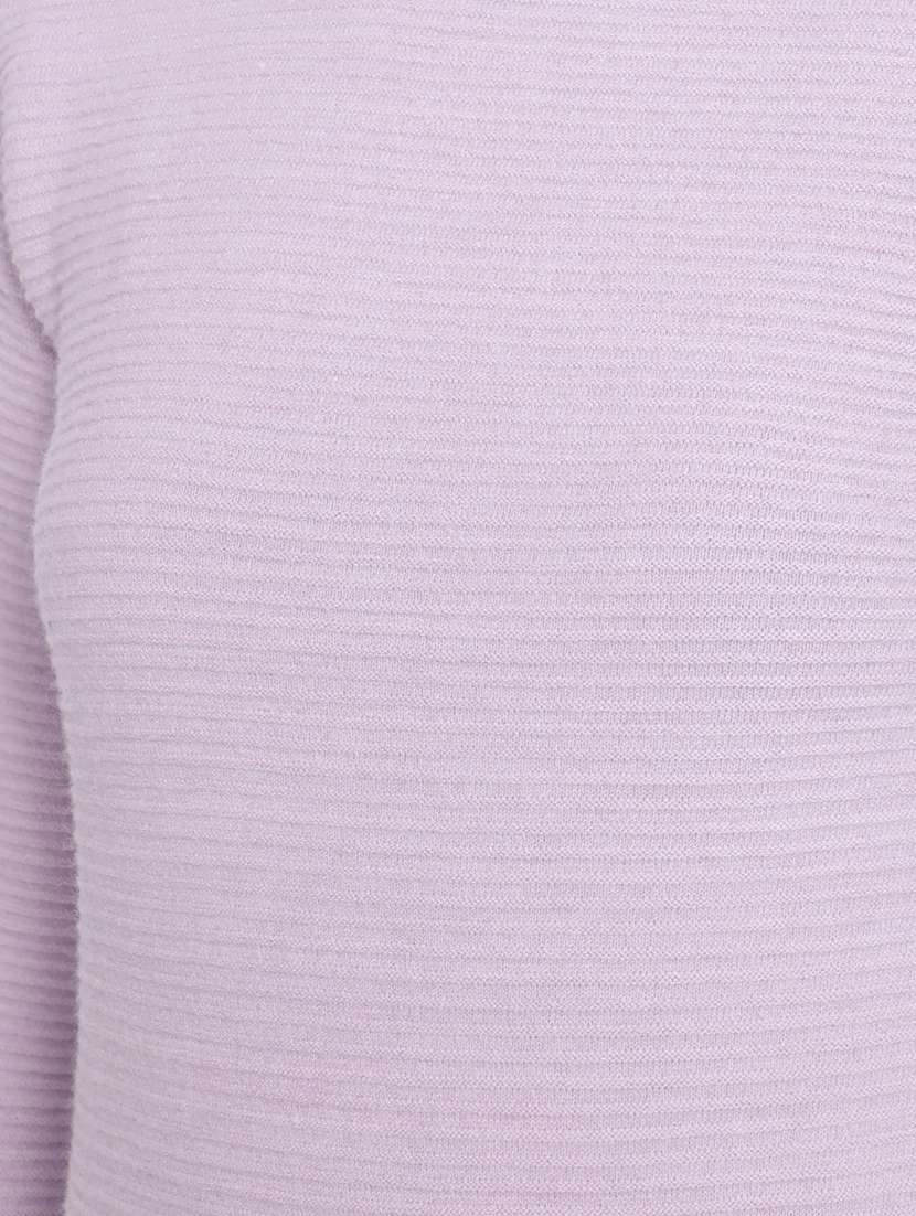 women lavender acrylic regular pullover - 20280341 -  Standard Image - 5