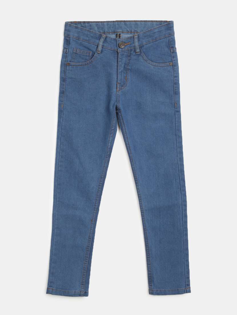 boy's plain skinny fit jeans
