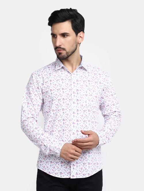 men white regular fit long sleeve casual shirt - 20281510 - Standard Image - 0