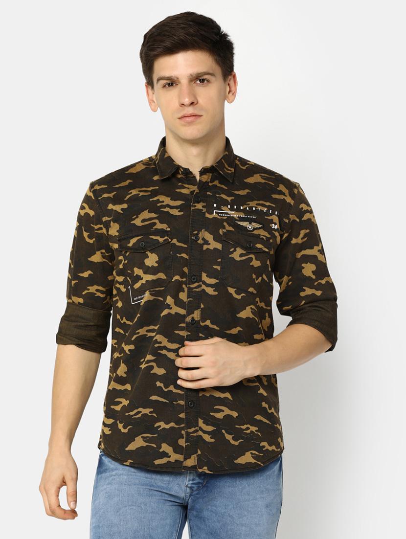 mens camouflage casual shirt - 20281538 -  Zoom Image - 0