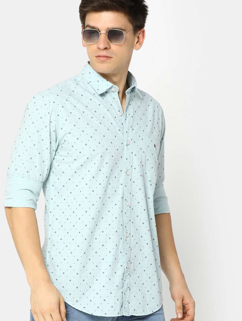 mens polka dots casual shirt - 20281540 -  Standard Image - 3