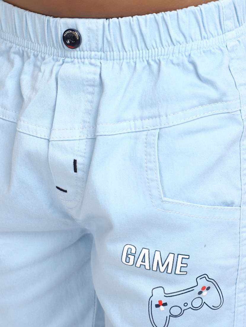 boys cotton printed shorts twin set - 20282588 -  Standard Image - 5