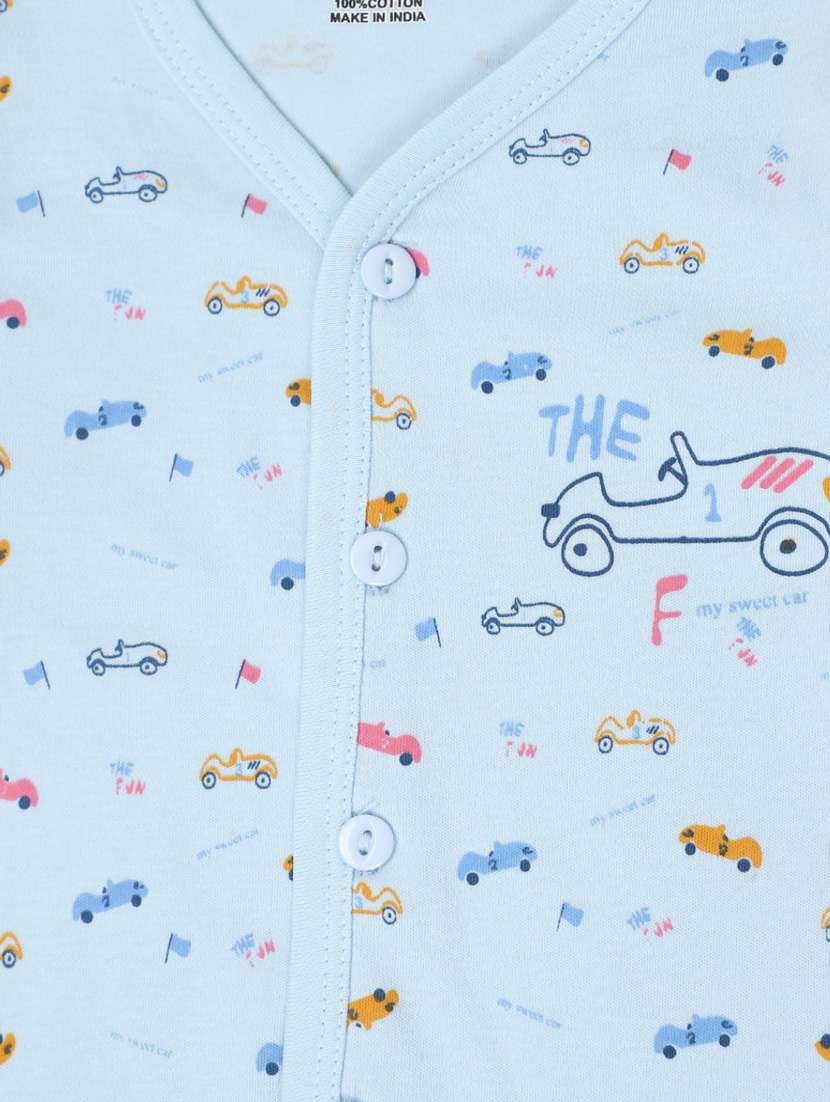 boys printed shirt and pajama set  - 20282639 -  Standard Image - 3
