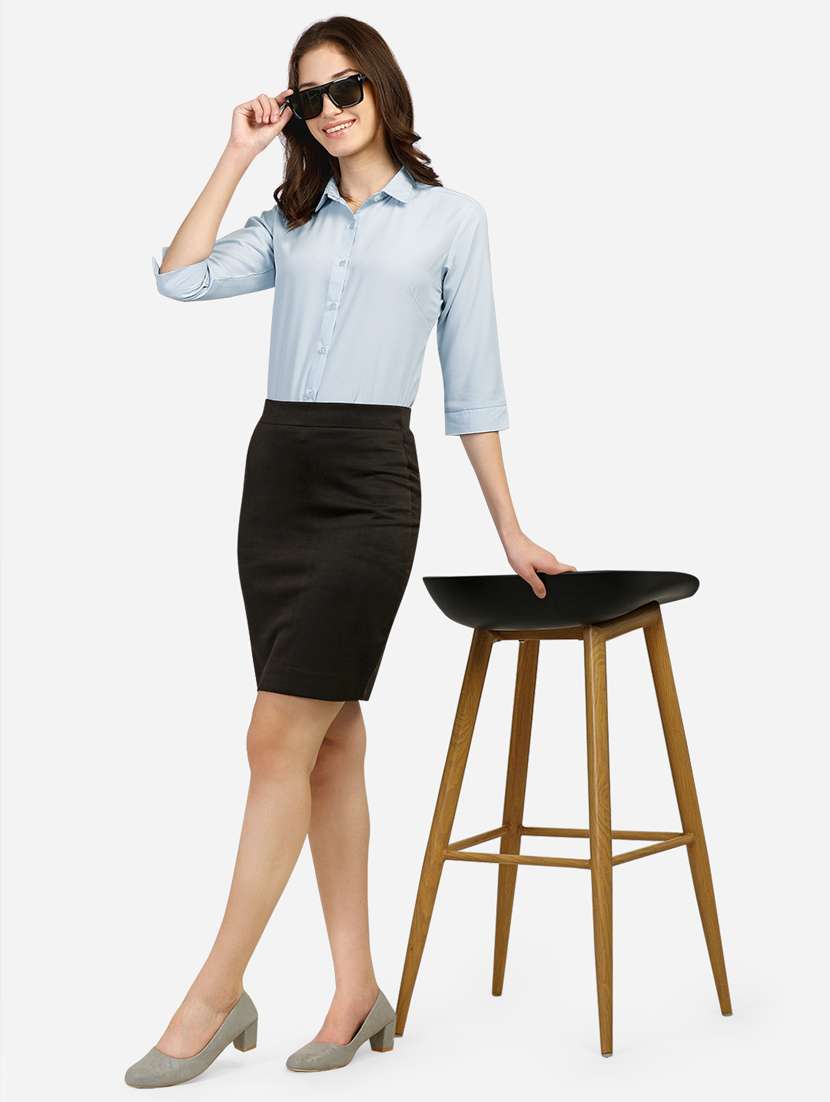 purist blue solid regular shirt - 20283970 -  Standard Image - 3