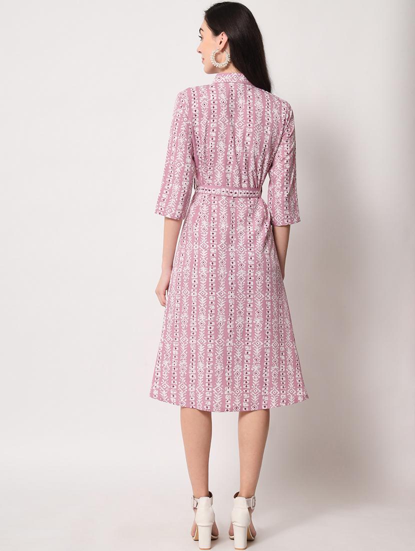 women's animal print dress - 20284002 - Standard Image - 3