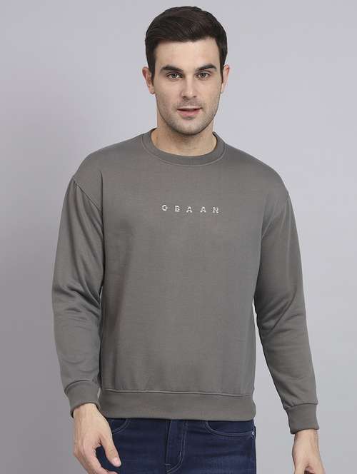 mens chest print sweatshirt - 20284032 -  Standard Image - 0