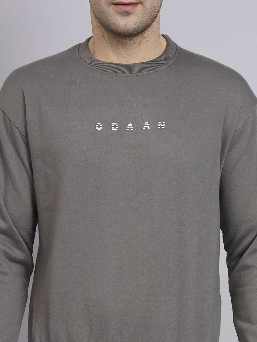 mens chest print sweatshirt - 20284032 -  Standard Image - 5