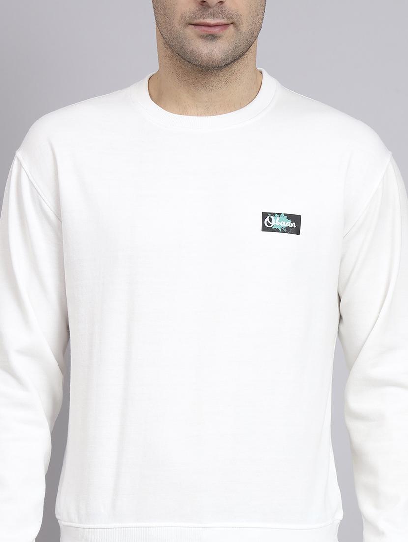 mens plain sweatshirt - 20284036 - Standard Image - 3