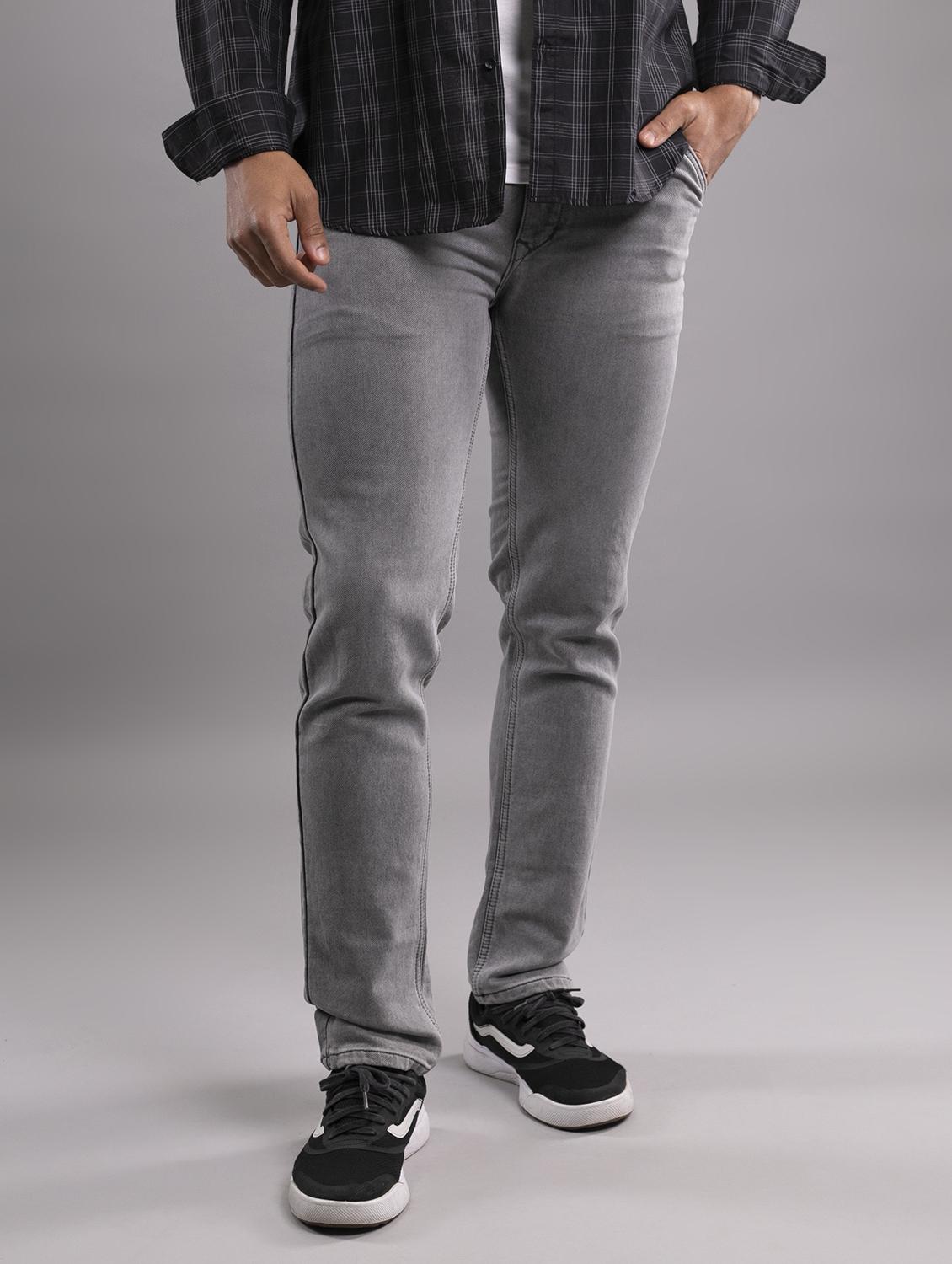 mens slim fit plain jeans - 20284063 - Zoom Image - 0