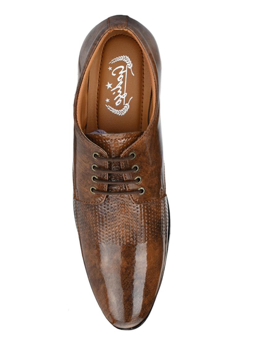 brown lace-up oxford shoes - 20284472 - Standard Image - 5