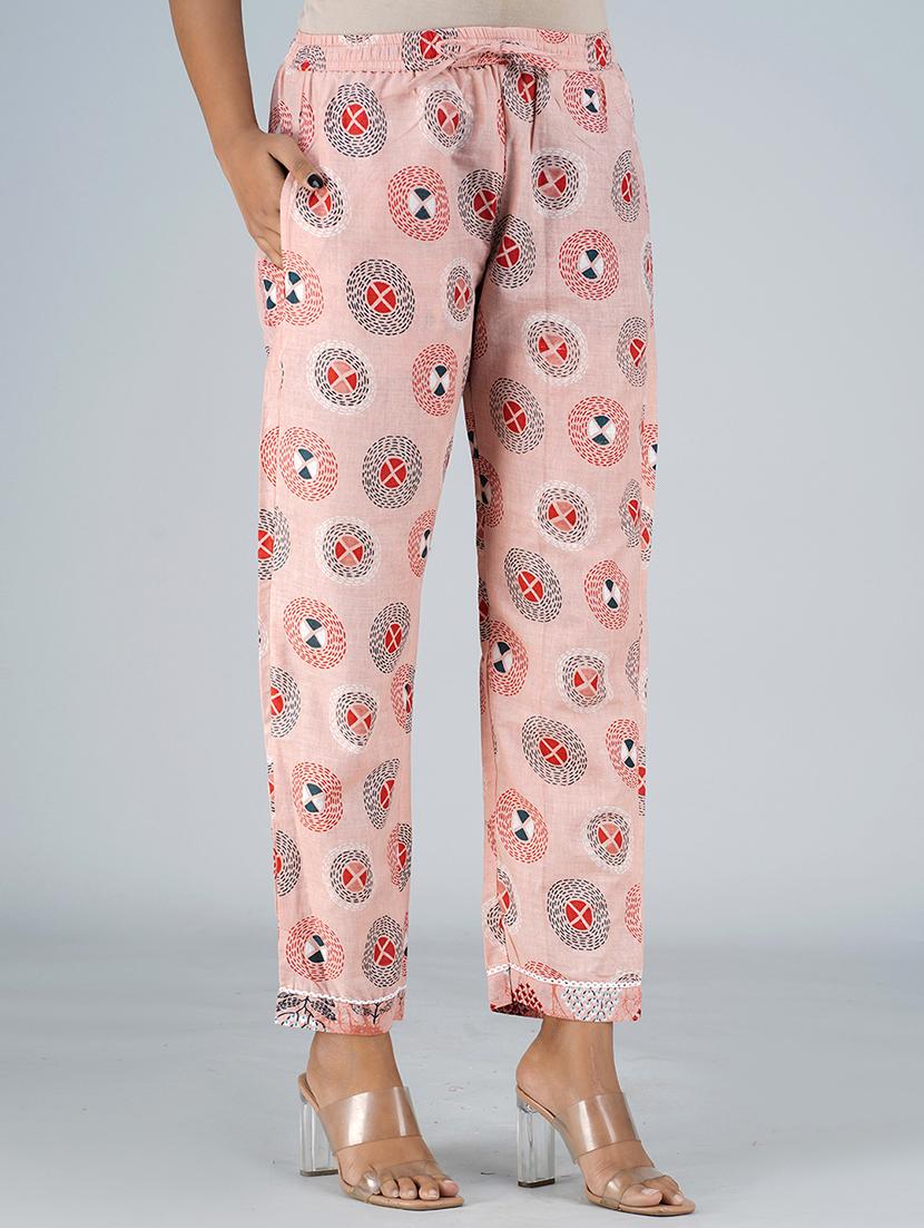 pink colored kurta pant set - 20285952 - Standard Image - 3