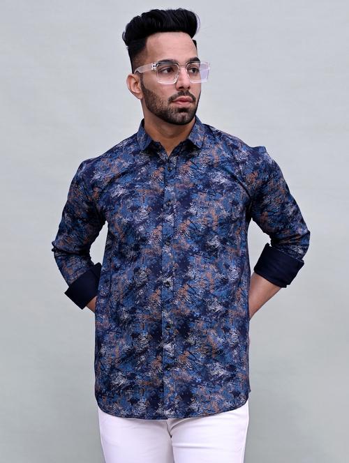 mens printed casual shirt - 20287720 -  Standard Image - 0
