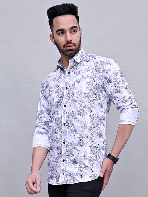 mens printed casual shirt - 20287721 -  Standard Image - 0
