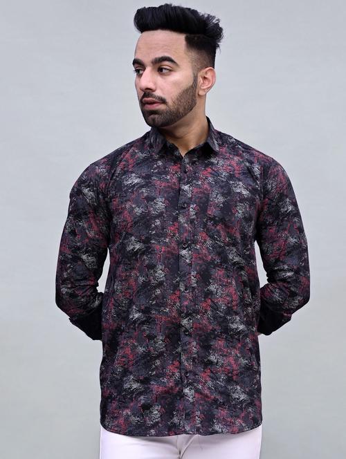 mens printed casual shirt - 20287722 -  Standard Image - 0