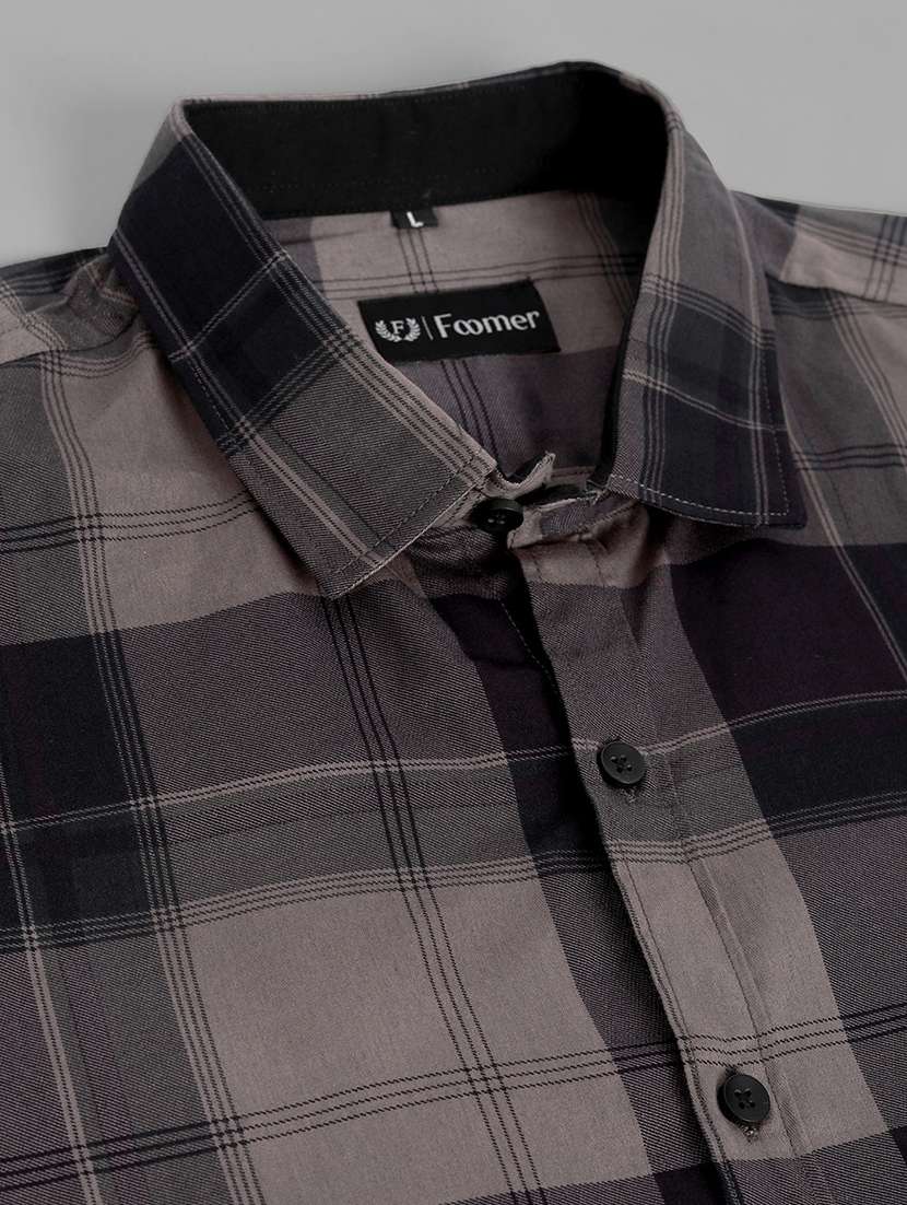 mens checks casual shirt - 20287723 -  Standard Image - 3