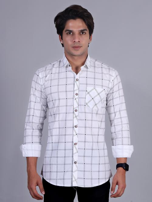 mens checks casual shirt - 20287738 -  Standard Image - 0