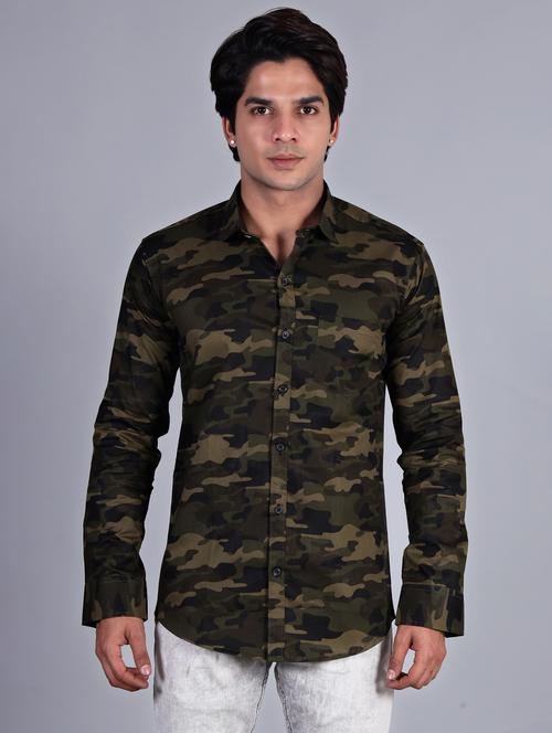 mens camouflage casual shirt - 20287750 -  Standard Image - 0