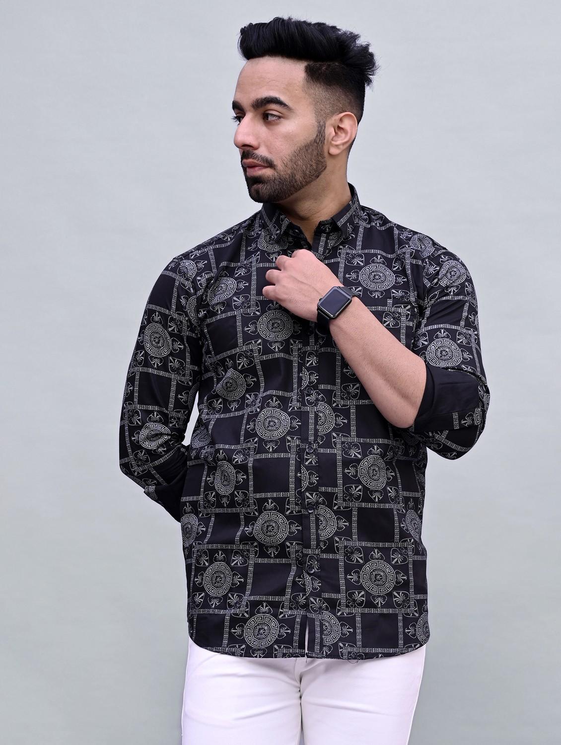 mens graphic casual shirt - 20287772 -  Zoom Image - 0